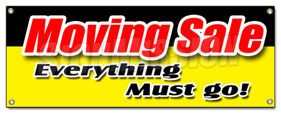 Moving Sale Store Banner