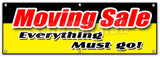Moving Sale Vinyl Promotional Banner