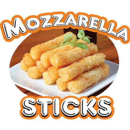 Mozzarella Sticks Die Cut Decal
