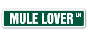 Mule Lover Street Vinyl Decal Sticker