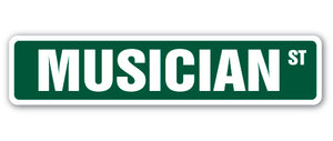 Musician Street Vinyl Decal Sticker