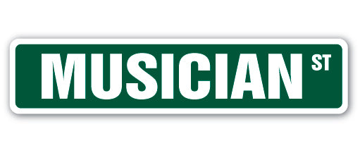 Musician Street Vinyl Decal Sticker