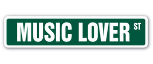 Music Lover Street Vinyl Decal Sticker