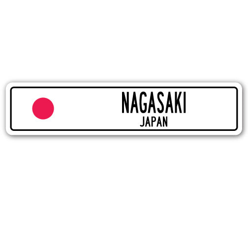 Nagasaki, Japan Street Vinyl Decal Sticker