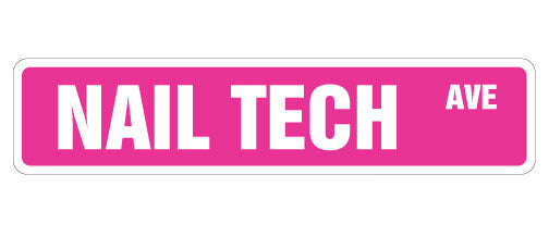 Nail Tech Street Vinyl Decal Sticker