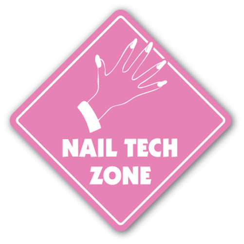 Nail Tech Zone Vinyl Decal Sticker