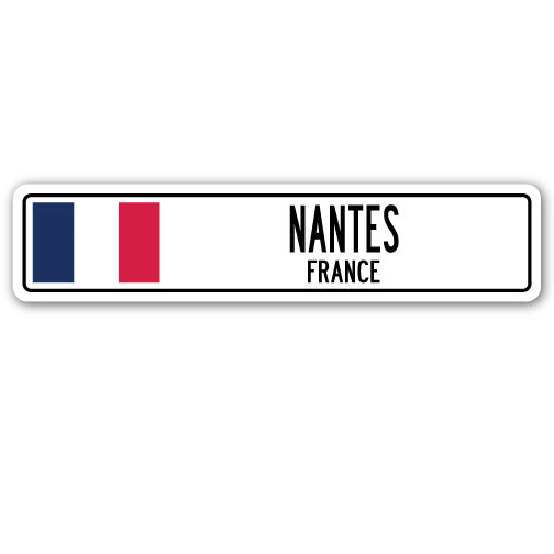 Nantes, France Street Vinyl Decal Sticker