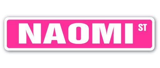 Naomi Street Vinyl Decal Sticker