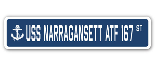 USS Narragansett Atf 167 Street Vinyl Decal Sticker