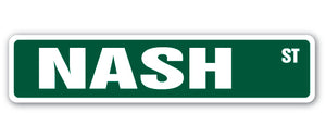 Nash Street Vinyl Decal Sticker