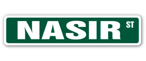 NASIR Street Sign