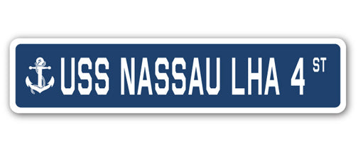 USS Nassau Lha 4 Street Vinyl Decal Sticker