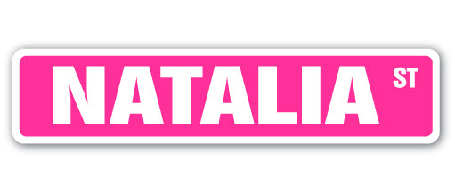 Natalia Street Vinyl Decal Sticker