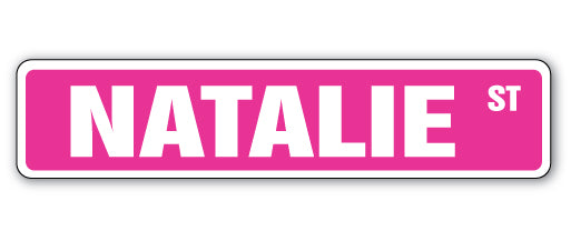 Natalie Street Vinyl Decal Sticker