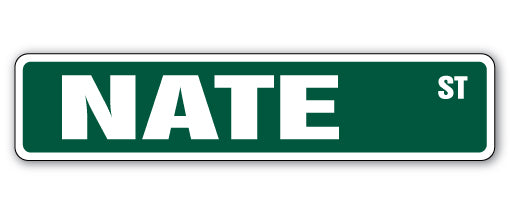 NATE Street Sign