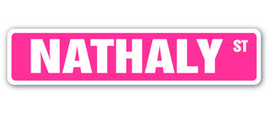 NATHALY Street Sign