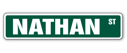 NATHAN Street Sign