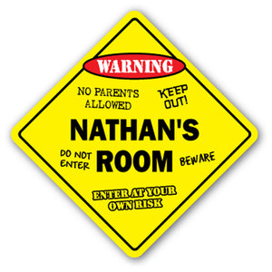 Nathan's Room Vinyl Decal Sticker