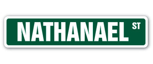 NATHANAEL Street Sign