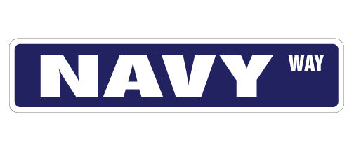 Navy Street Vinyl Decal Sticker