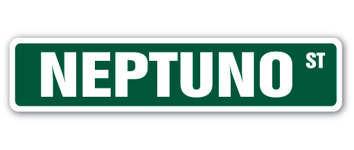 NEPTUNO Street Sign