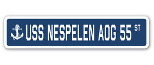 USS Nespelen Aog 55 Street Vinyl Decal Sticker