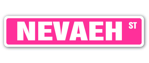 Nevaeh Street Vinyl Decal Sticker