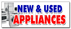 New & Used Appliances Decal