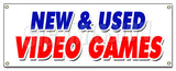New And Used Video Games Banner