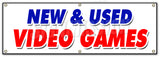 New And Used Video Games Banner