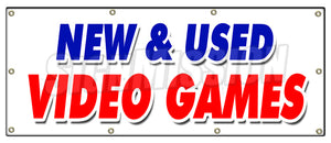 New And Used Video Games Banner