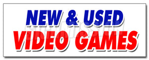 New And Used Video Games Decal