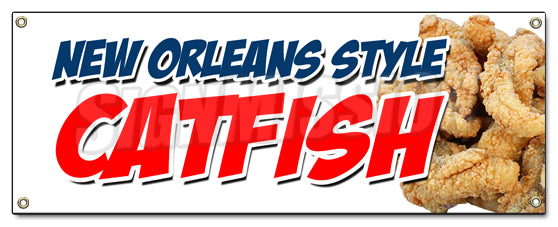 New Orleans Style Catfsh Banner