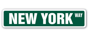 New York Street Vinyl Decal Sticker