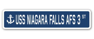 USS Niagara Falls Afs 3 Street Vinyl Decal Sticker