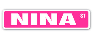 NINA Street Sign