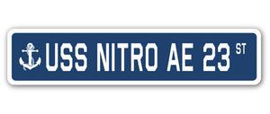 USS Nitro Ae 23 Street Vinyl Decal Sticker