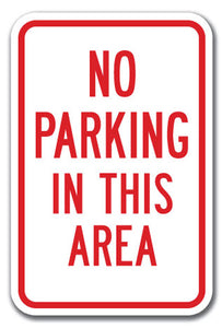 No Parking In This Area