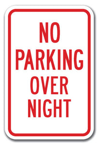 No Parking Over Night