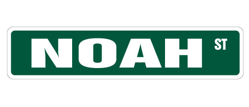 Noah Street Vinyl Decal Sticker