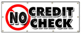 No Credit Check Banner