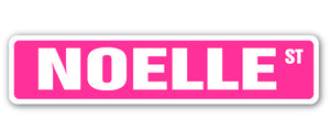 NOELLE Street Sign