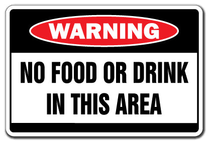 No Food or Drink in this Area