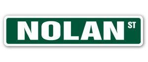 Nolan Street Vinyl Decal Sticker