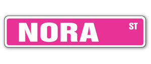 Nora Street Vinyl Decal Sticker