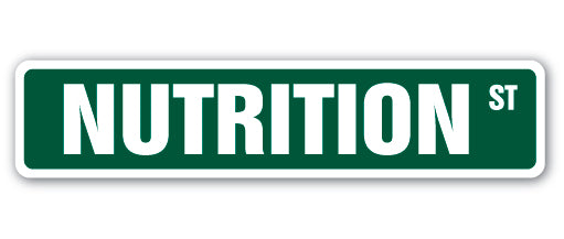 Nutrition Street Vinyl Decal Sticker