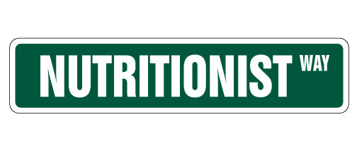 Nutritionist Street Vinyl Decal Sticker
