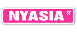 NYASIA Street Sign