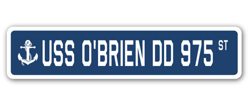 USS O'brien Dd 975 Street Vinyl Decal Sticker