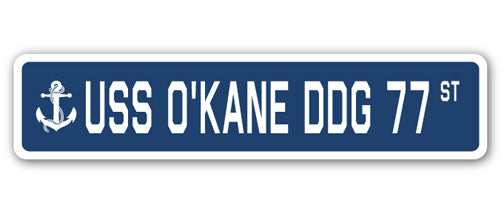 USS O'kane Ddg 77 Street Vinyl Decal Sticker